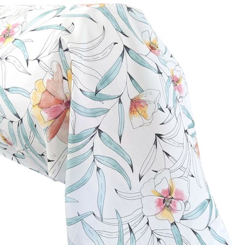 Taie De Traversin 140x43 Cm Percale De Coton Roxane Multicolore