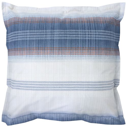 Taie D'oreiller 65x65 Cm En 100% Percale De Coton Esteban Bleu