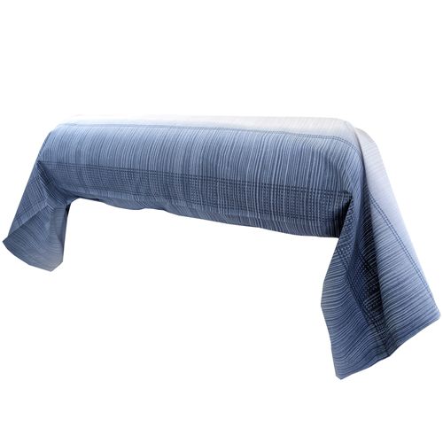 Taie De Traversin 240x43 Cm Percale Coton Esteban Bleu