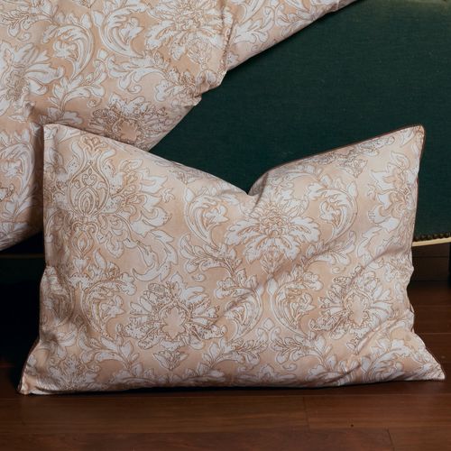 Taie D'oreiller 50x70 Cm Percale De Coton Palazzo Beige