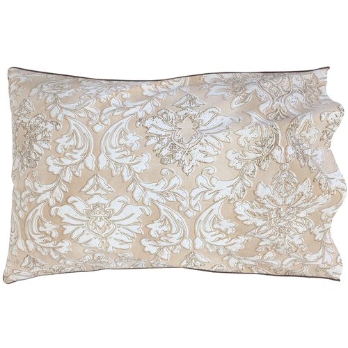 Taie D'oreiller 50x70 Cm Percale De Coton Palazzo Beige