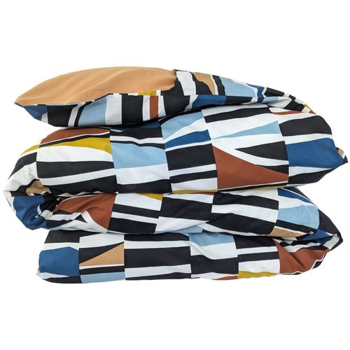 Housse De Couette 140x200 Cm Pur Coton Pietro Multicolore