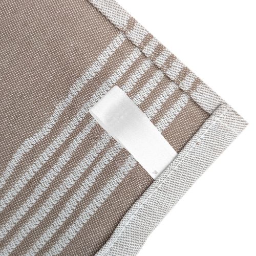Lot De 2 Torchons De Cuisine Toile 50x70 Cm Collection Nautilus Marron
