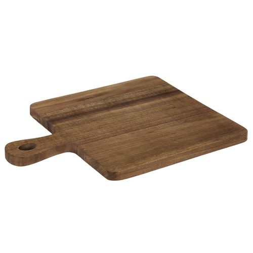 Planche De Présentation Carré En Bois En Acacia Collection Ebene Marron