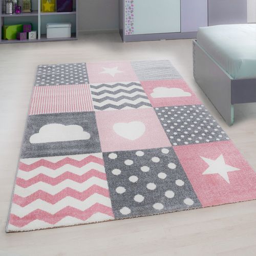 Tapis Pour Enfant Rectangle Julie Rose 160x230