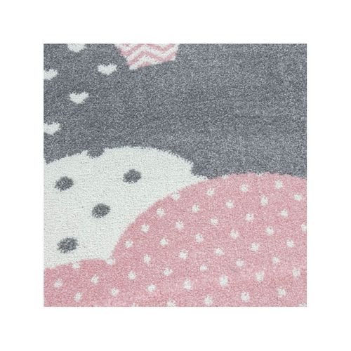 Tapis Pour Chambre D'enfant Rectangle Cloud Rose 80x150