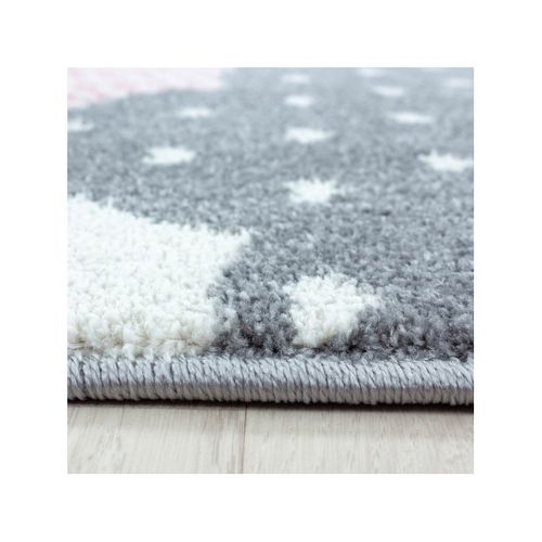 Tapis Pour Chambre D'enfant Rectangle Cloud Rose 80x150