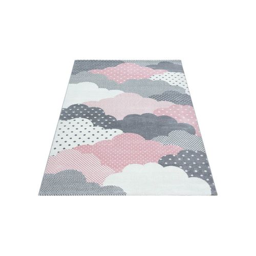 Tapis Pour Chambre D'enfant Rectangle Cloud Rose 80x150