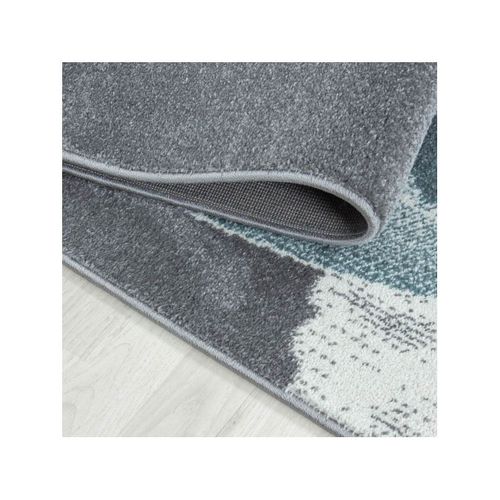 Tapis Bleu Pour Chambre D'enfant Rond Dino Bleu Ø 120