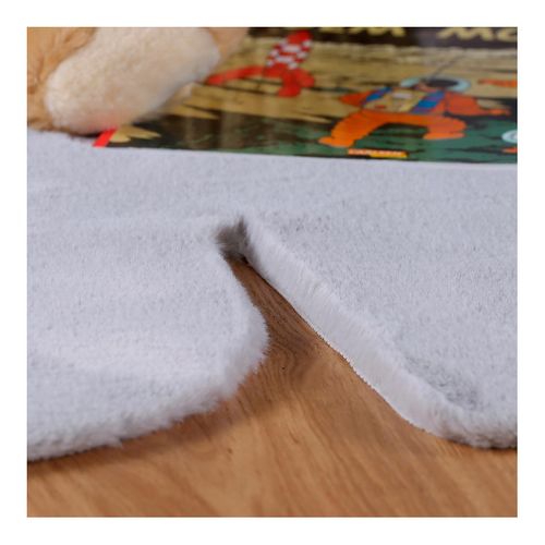 Tapis Doux Enfant Lavable En Machine Argenté Elefi Argenté 99x76