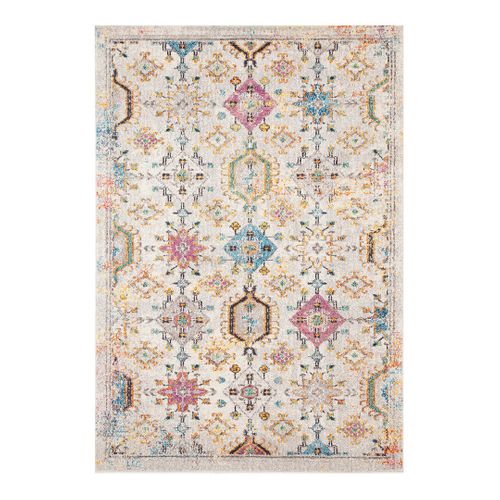 Tapis Berbère Coloré Pour Salon Rectangle Ethnique Wexford Multicolore 160x230