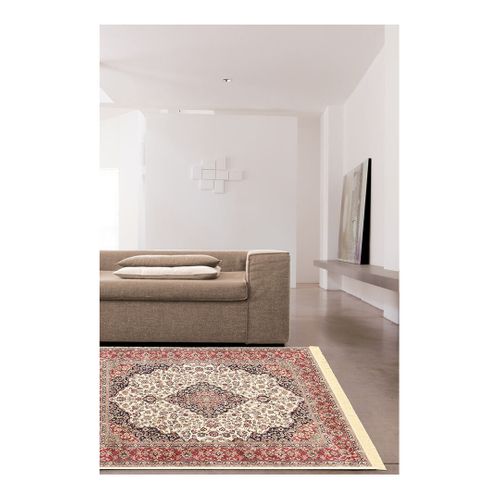 Tapis Ivoire Style Oriental Pour Salon Rectangle Clifden Ivoire 200x290