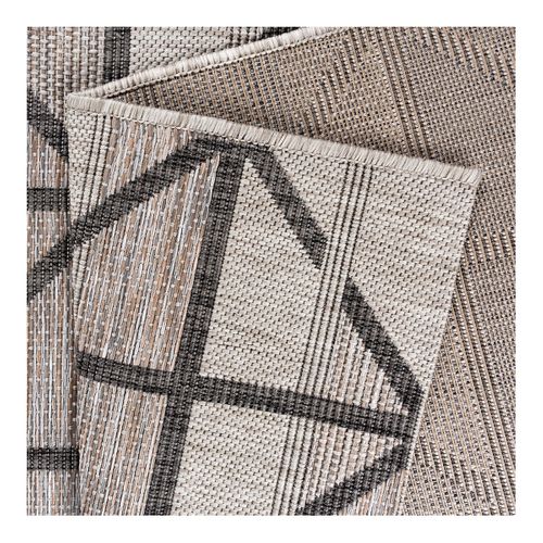 Tapis Graphique Gris Intérieur Et Extérieur Design Firoz Gris 200x290