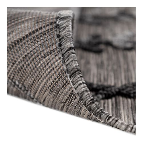 Tapis Ethnique Intérieur Et Extérieur Plat Design Vrensted Gris 80x150