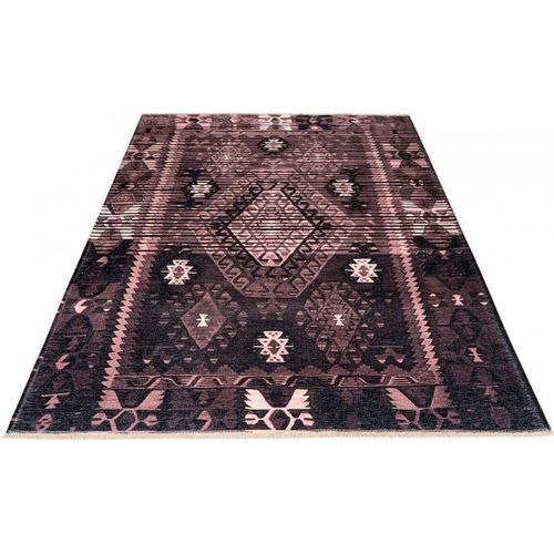 Tapis Ethnique Extérieur Et Intérieur Berbère Ika Rose 75x150