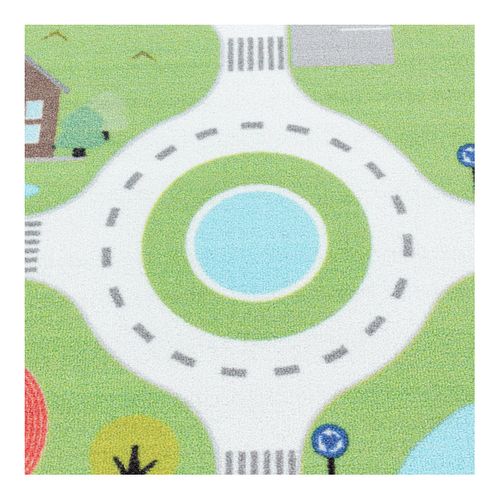 Tapis Chambre Bébé Et Enfant Road Vert 200x290
