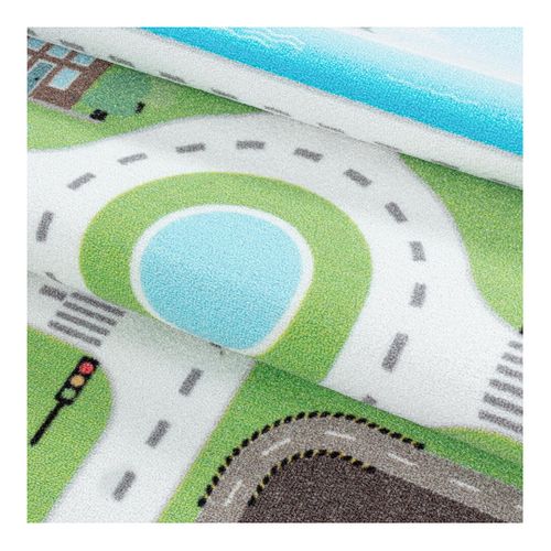Tapis Chambre Bébé Et Enfant Road Vert 200x290