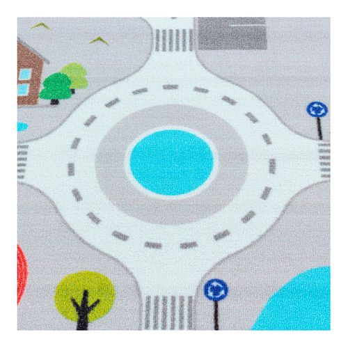 Tapis Chambre Bébé Et Enfant Road Gris 200x290