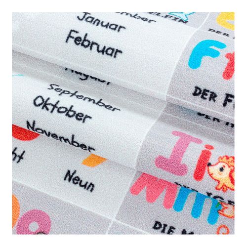 Tapis Antidérapant Enfant Pour Chambre Abc Gris 200x290