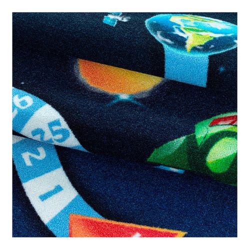 Tapis Enfant De Jeu Garçon Astronaute Bleu Marine 200x290