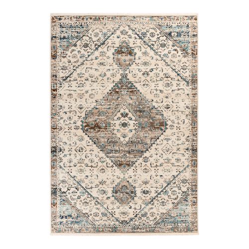 Tapis Oriental Rectangle En Polypropylène Mia Crème 200x290