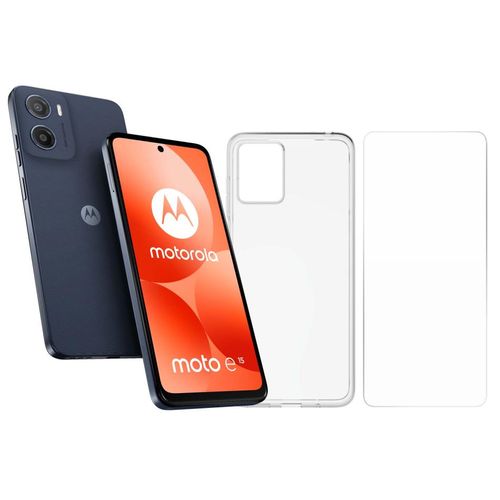 Smartphone Motorola E15 6.67" 64 Go pack bleu nuit