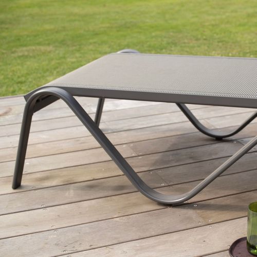 Bain De Soleil En Aluminium Gris Sunset