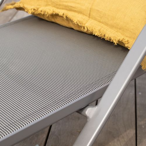 Bain De Soleil En Aluminium Gris Sunset