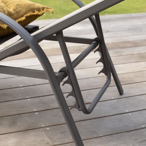 Bain De Soleil En Aluminium Gris Sunset