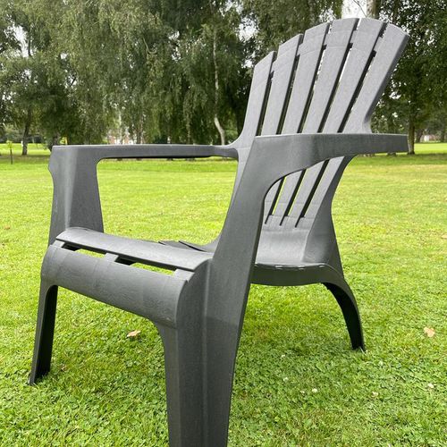 Fauteuil Adirondack Anthracite