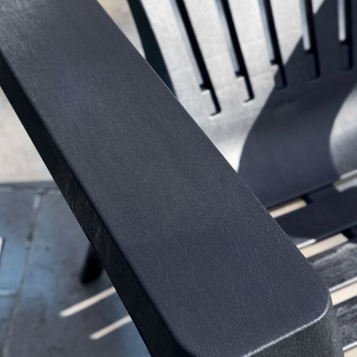 Lot De 2 Fauteuils Adirondack Anthracite