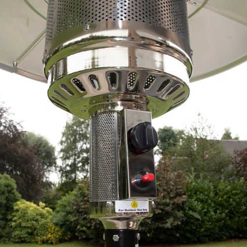 Chauffe Terrasse Au Gaz 5000 W Noir Aura