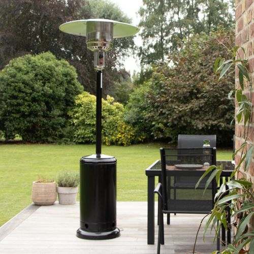 Chauffe Terrasse Au Gaz 5000 W Noir Aura