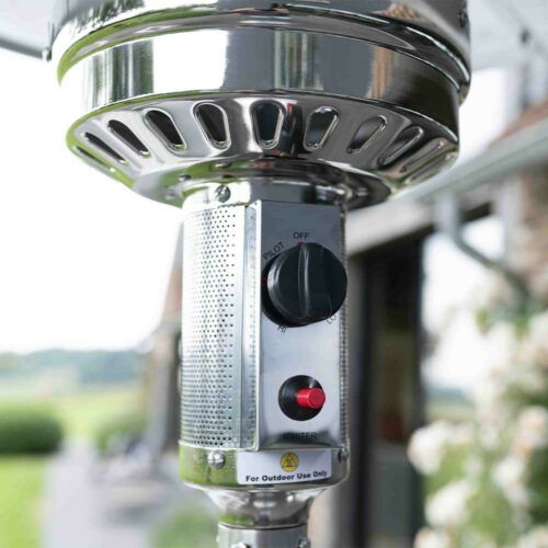Chauffe Terrasse Au Gaz 5000 W Inox Aura