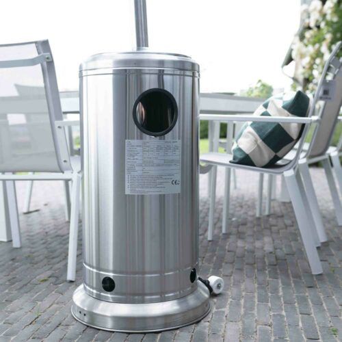 Chauffe Terrasse Au Gaz 5000 W Inox Aura