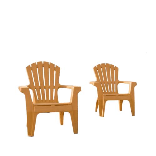 Lot De 2 Fauteuils Adirondack Ocre