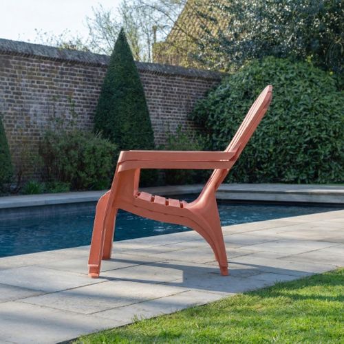 Fauteuil Adirondack Terracotta