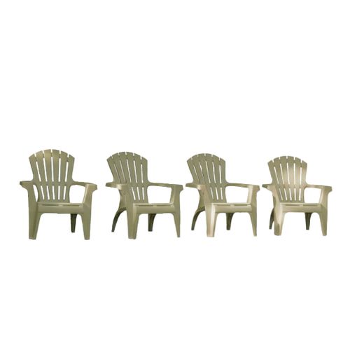 Lot De 4 Fauteuils Adirondack Vert