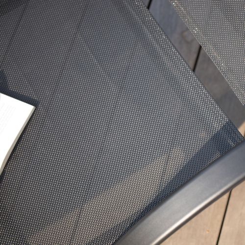 Bain De Soleil En Aluminium Noir Sunset