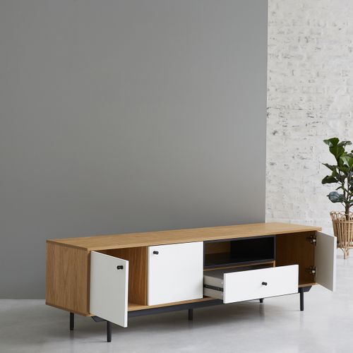 Meuble TV Berlin 3 Placards Wilsa Indoor