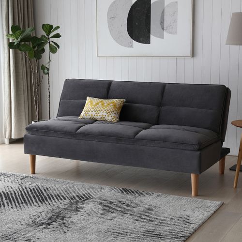 Canapé Convertible Anthracite Leeds