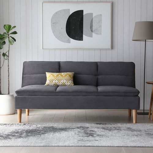 Canapé Convertible Anthracite Leeds