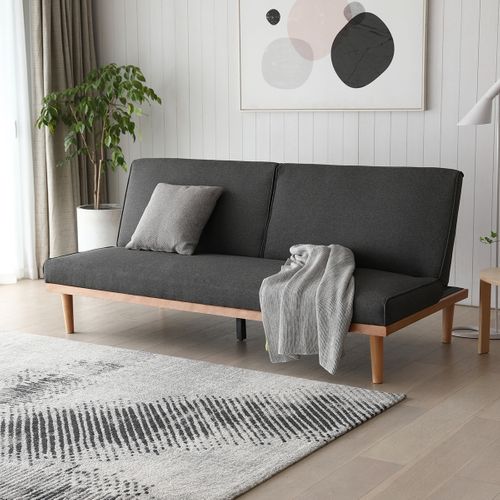 Canapé Convertible Gris Ely Wilsa Indoor