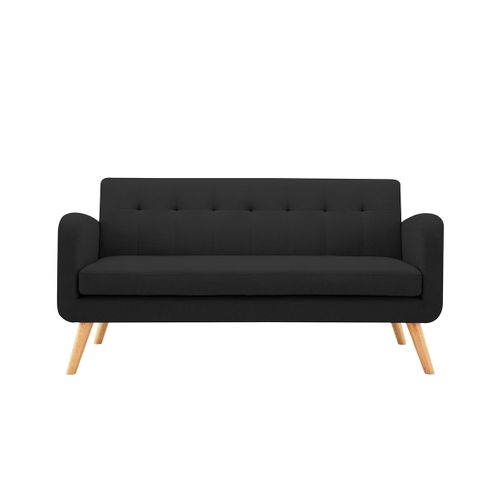 Canapé Gris Foncé Malmo Wilsa Indoor