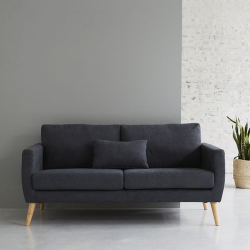Canapé Gris Foncé Intemporel Mora Wilsa Indoor