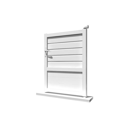 Portillon Mixte Blanc L 1000 X H 1594.8 Mm