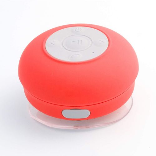 Dynabass - Aquasound_red - Rouge - Enceinte Étanche Bluetooth - Micro Intégré - Ventouse
