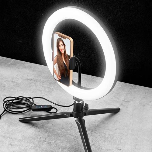 Trépied Selfie Avec Anneau Lumineux 3 Couleurs Rl1 Wi Light