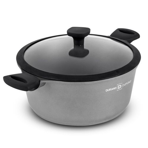 Faitout Fonte D'aluminium 24 Cm Avec Couvercle Chambord Titane Ft24tfi Durant Dupont