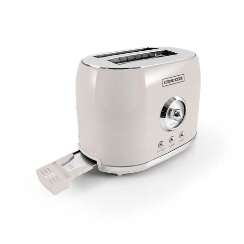 Grille Pain Double Fentes Style Retro Retro Toast Crème